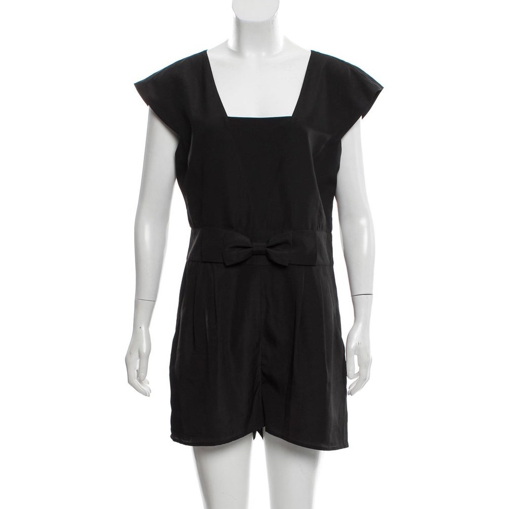 TED BAKER Bow-Accent Sleeveless Romper